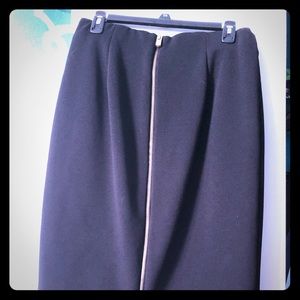 Black pencil skirt